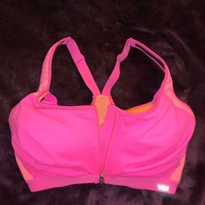 Sexy VS Zipper Sports Bra